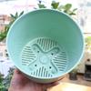 2 Pcs Outdoor Large Self Watering Flower Pot Plant Saucers for Outdoors Planter with Drainage Holes