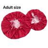 Reversible Double Layered Hair Bonnets for Adults and Kids Mommy and Me Satin Silk Bonnets