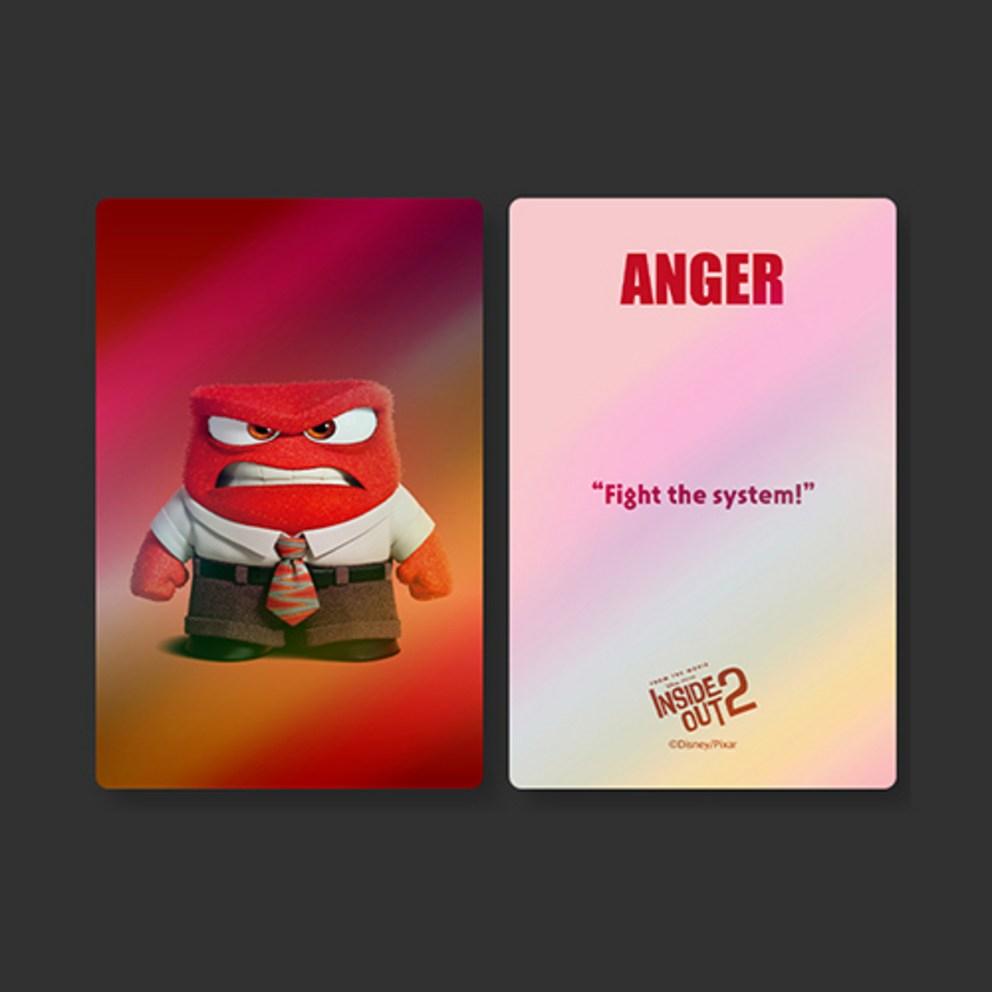 Disney Inside Out 2 Conjunto de Photocard Holográfico de 9