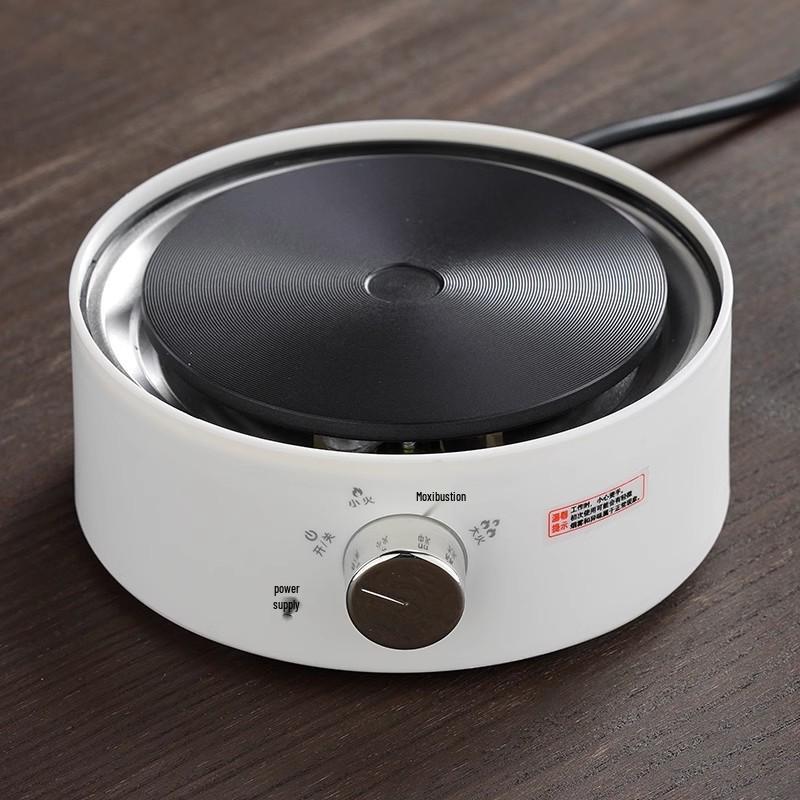 Compact Electric Ceramic Tea Brewer with Glass Teapot - Ideal Tabletop Stove & Mini Water Boiler