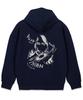Ancient Monk Oversized Wide Shoulder Hoodie_Navy
