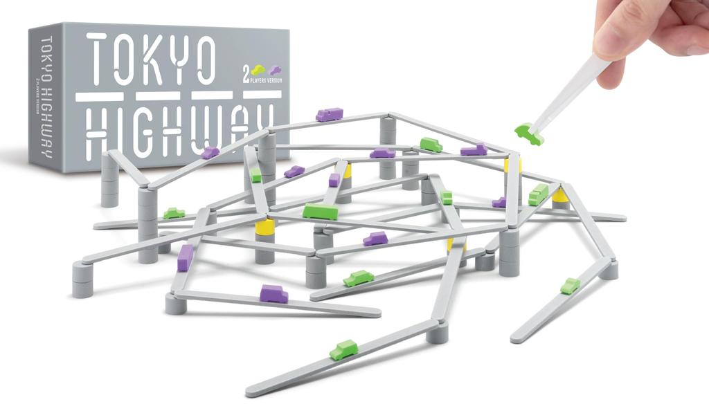 [itten Official] Tokyo Highway 2-Player (30 Minutes, Ages 8+) Board Game, Spatial Art, Instagrammable, Shuto Expressway, Couples, Friends