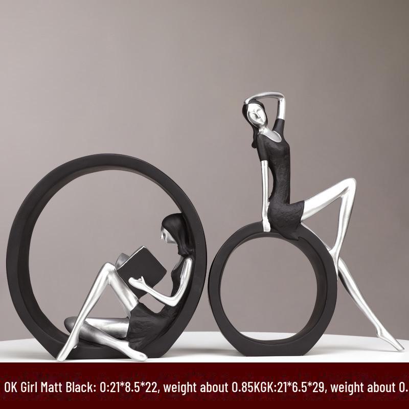 Nordic Modern Wine Cabinet Decor: European Style Living Room Ornaments & Wedding Gift