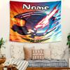 Personalized Top Gun Maverick Background Tapestry,Custom Name Birthday Party,Multifunctional Wall Decoration for Home Decor,Various Occasions