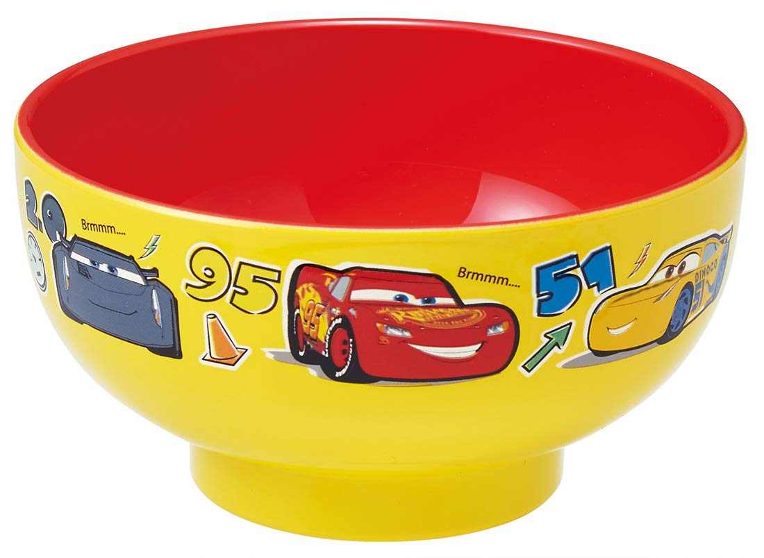 Skater Lacquered Soup Microwave and Dishwasher Disney Cars Size Bowl, 250ml, Safe, Children s, Design, Boys  N6-A