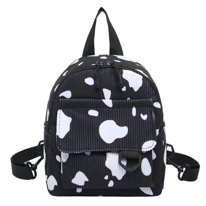 Bag Women's Bag, New Backpack, Cow Pattern Backpack, Outdoor Travel and Leisure Women's Bag Backpack.