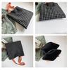 2025 Plaid Canvas Shoulder Bag - Large Capacity, Color Block, Autumn Casual Trend