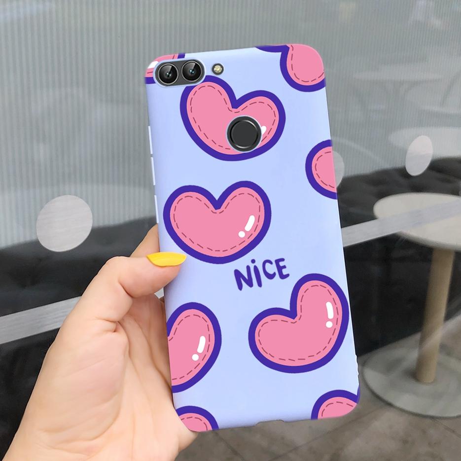 Para Capa Huawei P Smart FIG-LX1 FIG-LA1 Nova Arte Pintada Coque Capa de Silicone Macio Para Huawei P Smart PSmart 2018 Capa Traseira