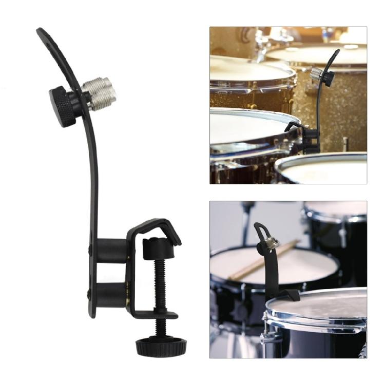 Shockproof Drum Mic Clips, Adjustable Drum Mic Holder for Mic Stand, Universal