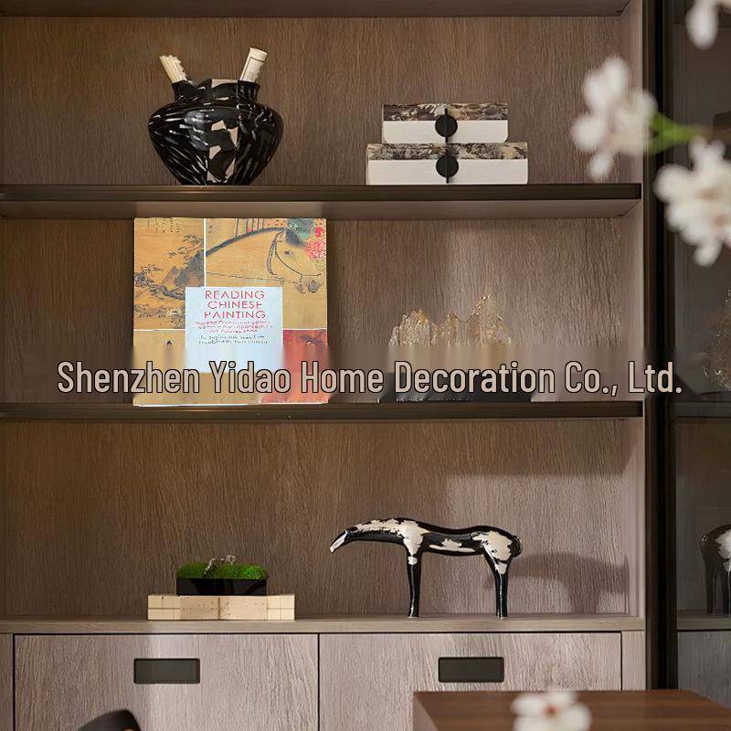 Chinese Tea Classic Hardcover: Zen Decor Prop for Office & Living Room