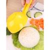1pc Half-Circle Rice Ball Mold, Rice Shaper And Diy Bento Box Tool, Plastic Rice Spoon