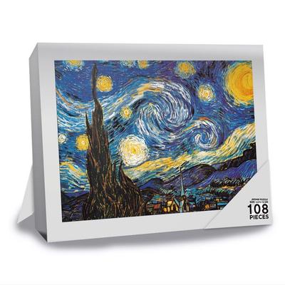 Alok Starry Night Frame Case Mini puzzle AL108-9, smíšené barvy, 108 dílků puzzle, dětské hry, vzdělávací hračky