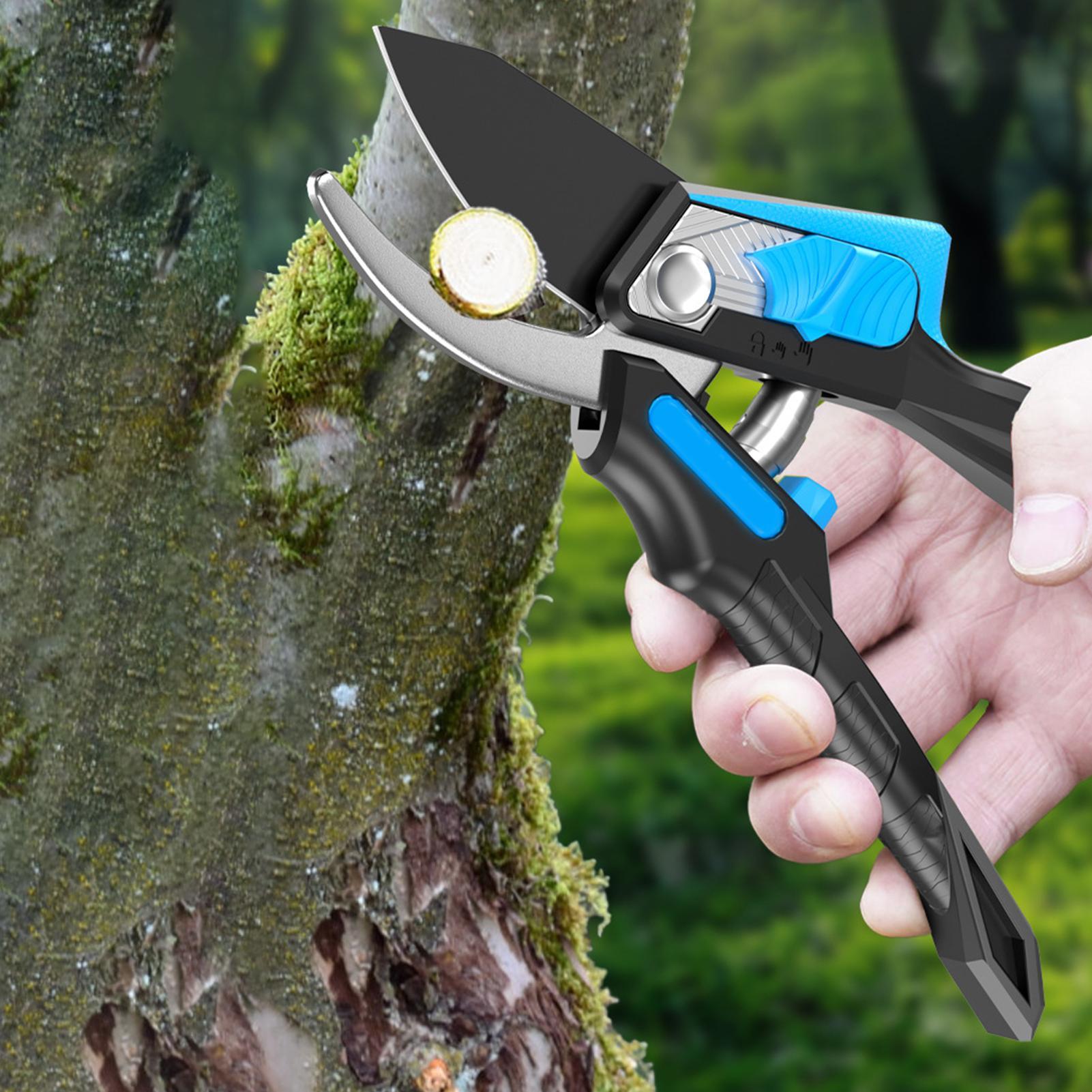 Секатор Садовые Инструменты Экономящие Силы Ножницы Садоводство Растение Острые Веткорезы Защита Руки Прочный Садовый Резак CN