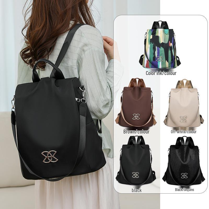 Women's 2024 Soft PU Leather Small Backpack: Versatile Fashionable Shoulder Bag