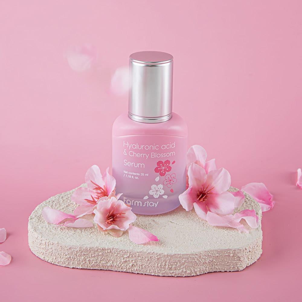 Farmstay Hyaluronic Acid & Cherry Blossom Serum Hydrating Brightening 35ml