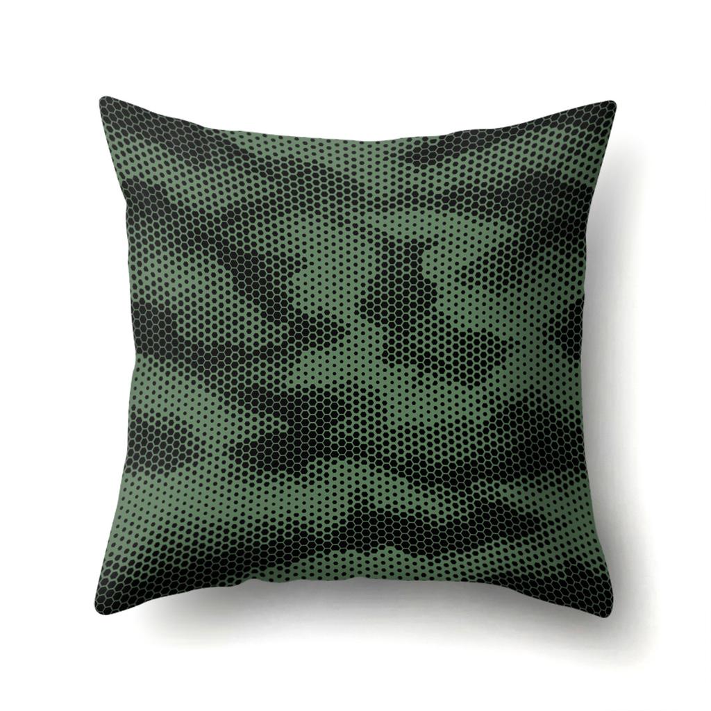 Kontorpute Putetrekk Fargerik Bølgete Kamuflasje Midjepute Kreativ Hjem Sofa Putetrekk