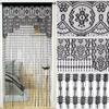 Macrame Lace Door String Curtain Jacquard Partition Curtain  Curtain Decorations