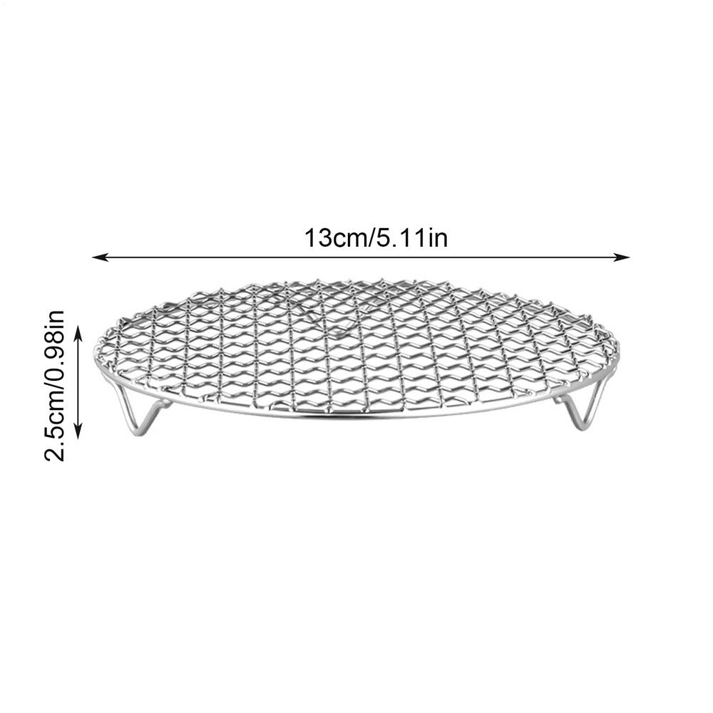 Camping Grill Grate Stainless Steel Mesh Grill Bushcraft Grill Camping Rack For Fire Cooking BBQ Backpacking