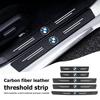 Car Door Sill Anti Collision Protect Strip Carbon Fiber Sticker For M Performance Alpina M3 M5 M6 X1 X3 X4 X5 G20