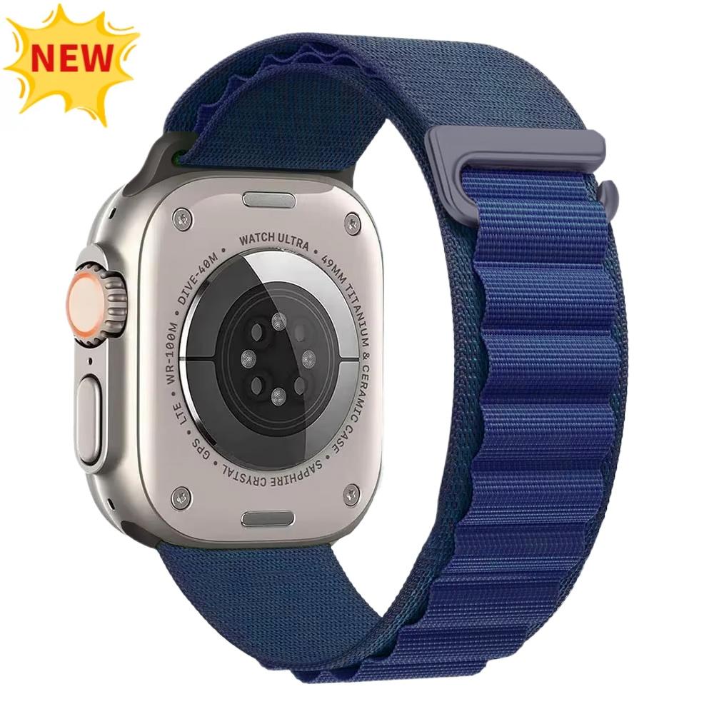 Alpine Loop Strap For Apple Watch Ultra 3 Band 49mm 11 10 9 8 7 46mm 42mm 45mm 41mm Nylon Sport Bracelet iWatch 6 5 SE 44mm Belt
