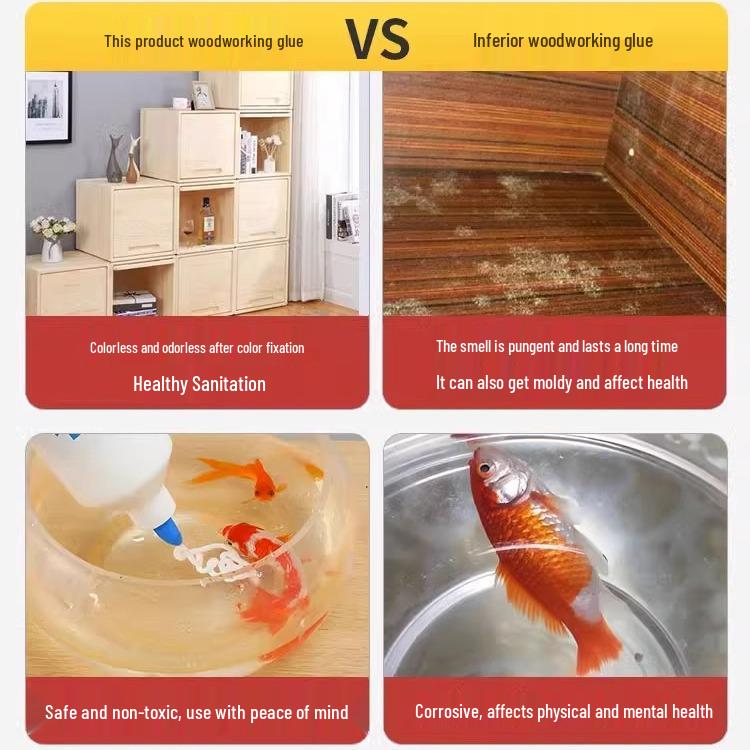 Strong White Latex Wood Glue for Furniture and Woodworking