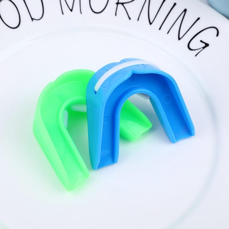 Dual-Sided Mouthguard for Football Rugby Training | EVA Material Transparent Box Portable Multi-Color Options 3