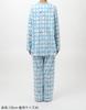 Wacoal RELAX SLEEP Atsuko Matano Long Sleeves and Cotton Size IV L & Pajamas, Pants, 100% (Smooth Material), (HDX547)