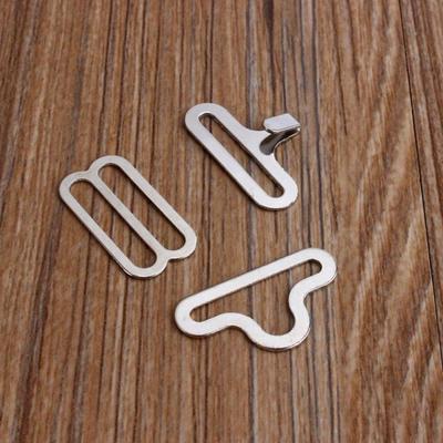 50pcs réglable en métal nœud papillon matériel Cravate Clip Crochet Attache Cravate Bracelet