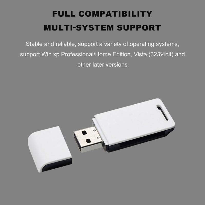 Portable USB 2.0 Card Reader Portable USB 2.0 Card Reader Offering Quick Plugs & Plays Access Data Protections Reader
