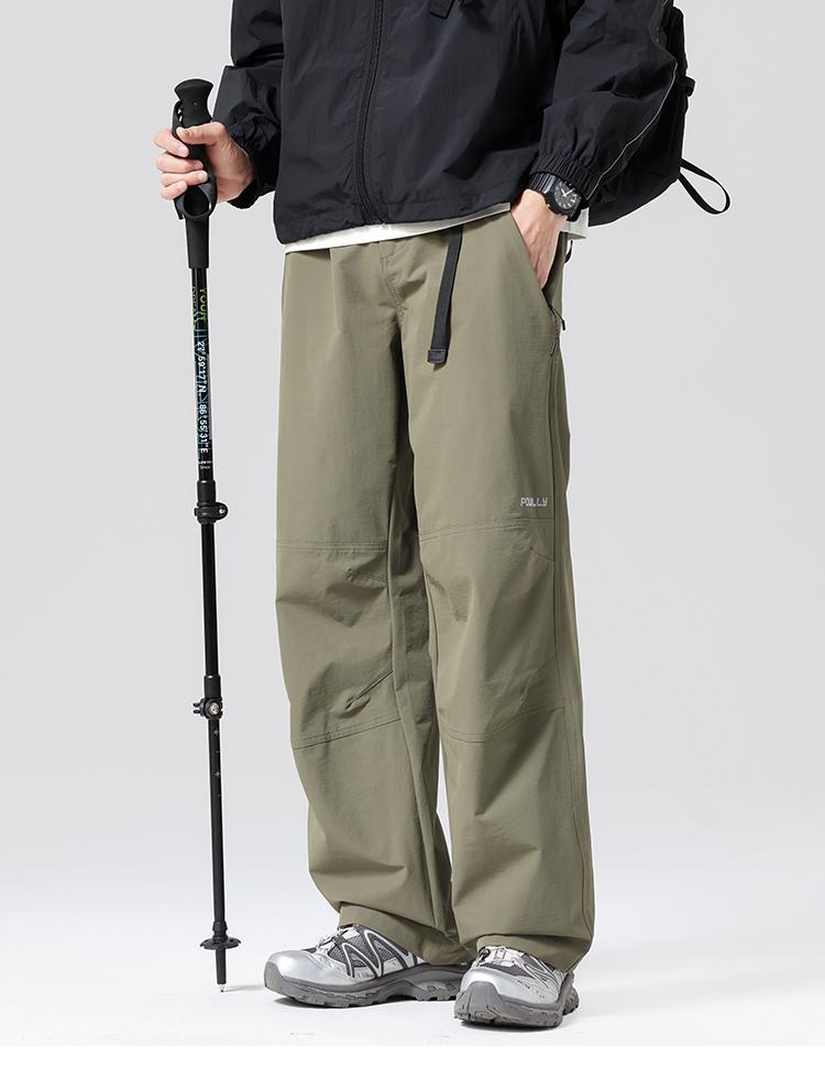 Waterproof and Sunscreen Outdoor Sports Equipment Mountaineering UPF50+Instant Cooling Straight Tube Men's Casual Pants