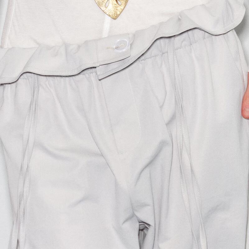 GREEN BELT Women's Low-Waist Wide-Leg Tulip Casual Pants