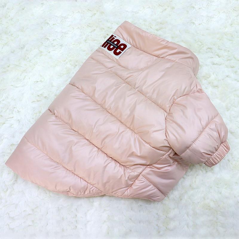 Thick Warm Cotton Dog Coat French Bulldog Pug Short Body Breeds Winter Pet Clothing In Solid Colors M-XXXL