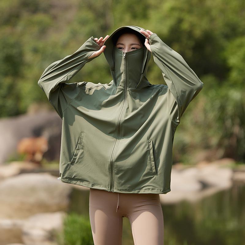 2025 Lightweight Breathable Ice Silk Sun Protection Clothing - Plus Size, Unisex, Summer Outdoor Wear