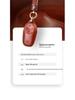 NIO EC6/ES6/ES8 Genuine Leather Key Case with Cowhide Shell & Buckle