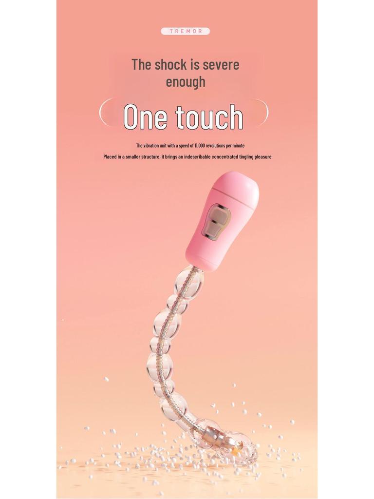 Mi Ji Deformations-Vibrationsperlen – 100-teiliges Set verstellbarer Anal-Zugperlen für das Vergnügen der Frau