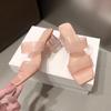 Fashion 2025New Summer Women's Pump Sandals PVC Jelly Slippers Open Toe High Heels Women's Plexiglass Slippers Heels Transparent Sandals