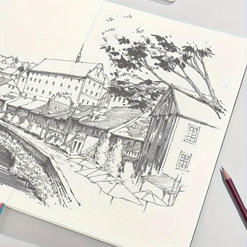 A5 760 Page Notebook -Ultra Thick Blank Journal for Sketching & Doodling, Artificial Leather Soft Cover Gift for Students Adults