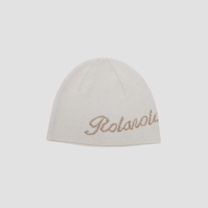 

ROLAROLA LOGO JAQUARD BEANIE IVORY IVORY_FREE