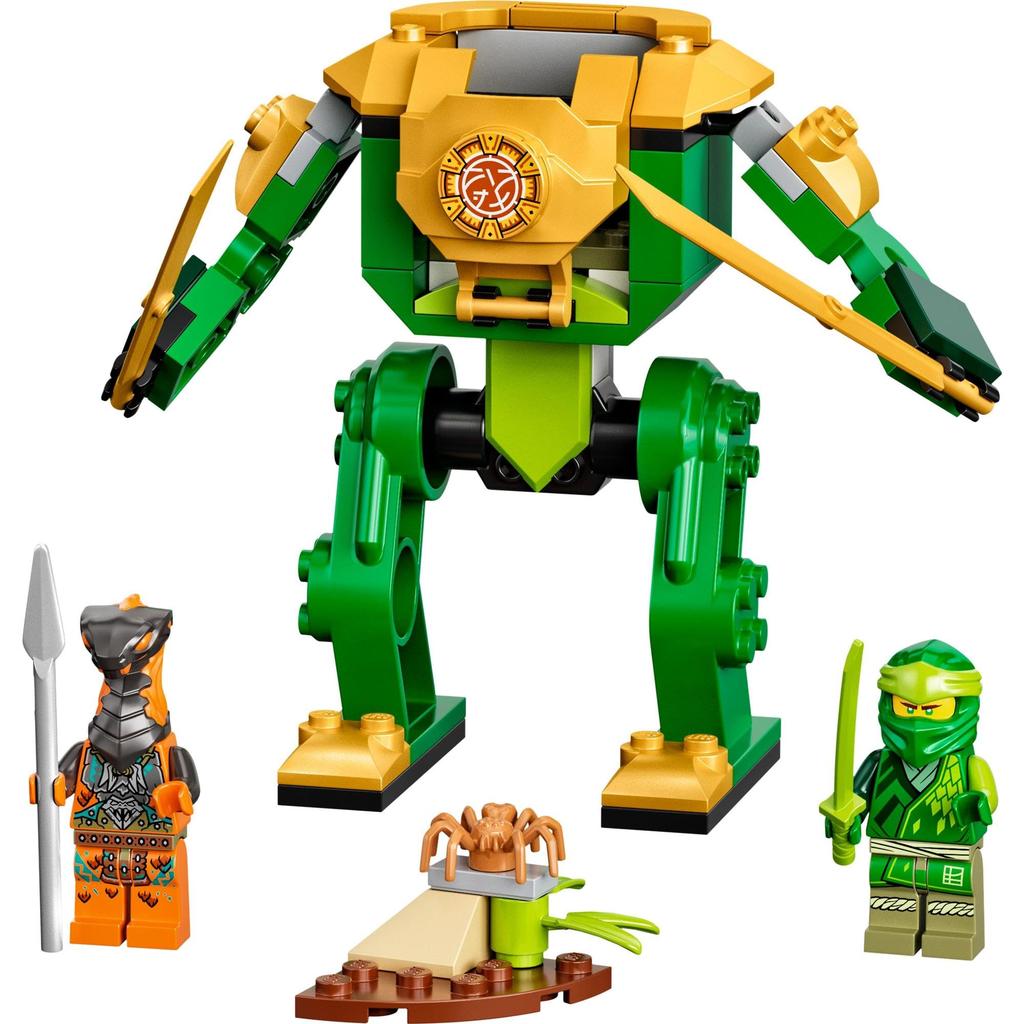 LEGO Ninjago Costum Mech Ninja al lui Lloyd 71757, Jucărie, Blocuri de Construcție, Cadou, Robot, Ninja, Băieți, Peste 4 Ani