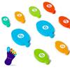 Palm Feet Busy Board Early Learning Educational Toys Puzzles Toddlers Gifts Wood Cognitive Montessori Toys for Children Kids
