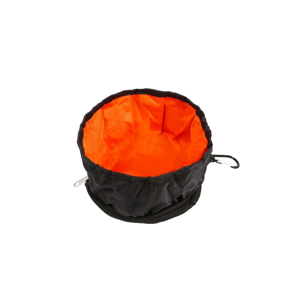 

Small Medium Portable Pet Waterproof Feeding Bowl Camping Walking Foldable Reusable Food Meat Cloth Bowls Pets Supplies