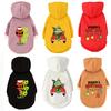 Merry Christmas Pet Hoodie Santa Truck Tree Printed Soft Fleece Sweatshirt Winter Holiday Party Dress‑up Outfit For Teddy Bichon