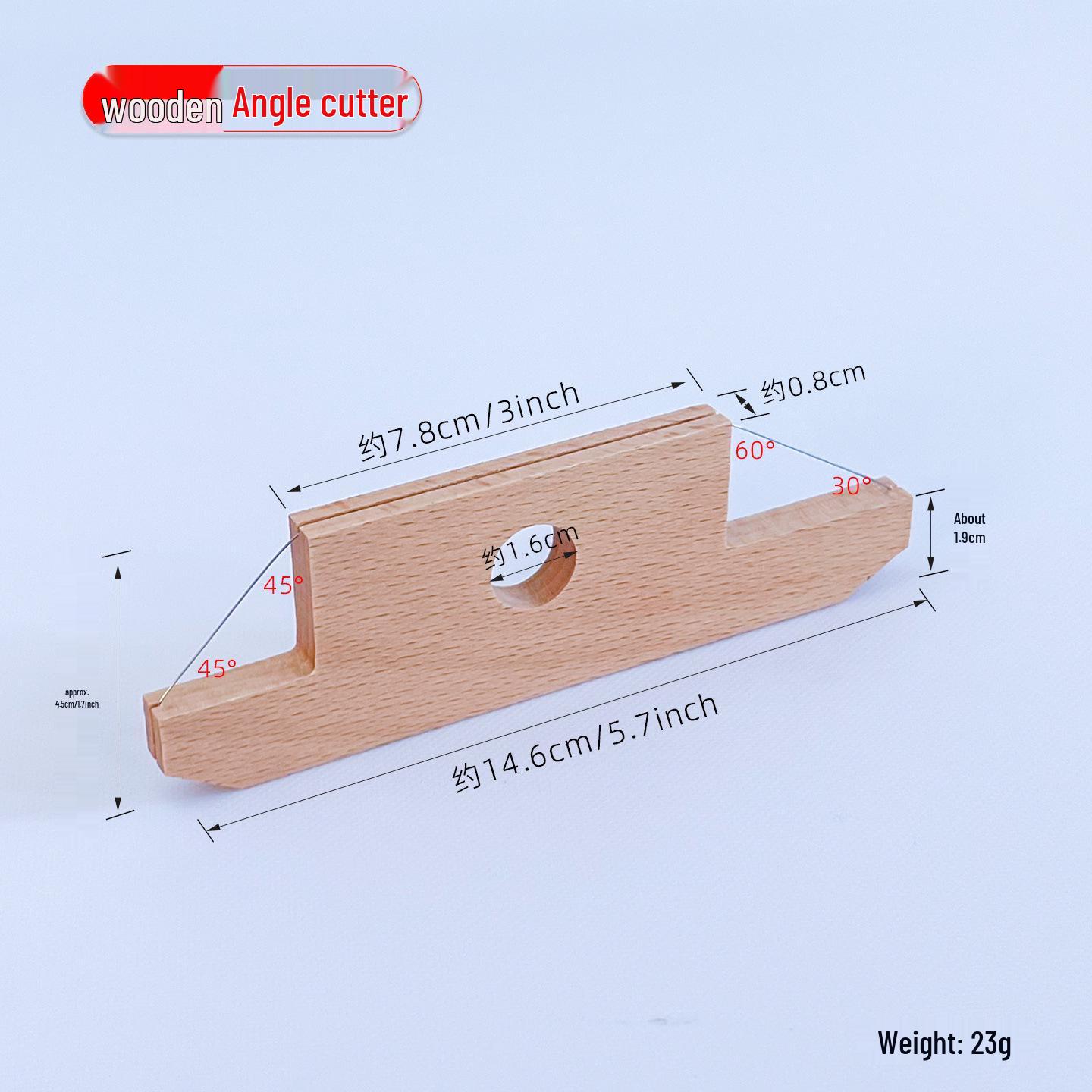 Ceramic Clay Trimming Tools: Wooden & Wire Beveled Pottery Sculpture Cutter