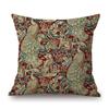 Klassisches britisches Design, William Morris, Walter-Kranich, Tiermuster, Hase, Pfau, Fuchs, Kaninchen, Waldblau, Sofa-Kissenbezug