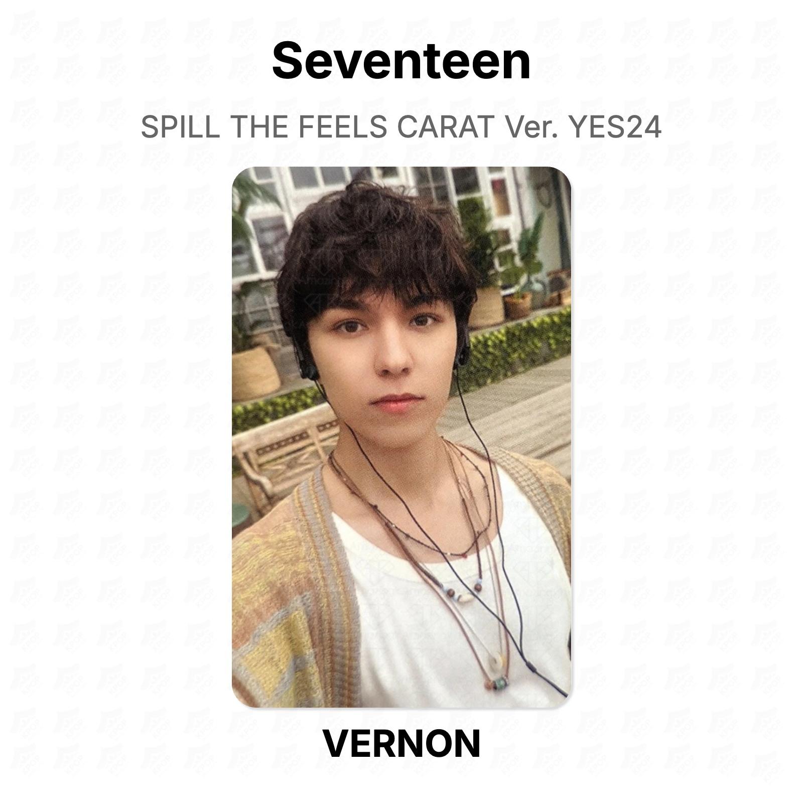Seventeen ВЫЛИВАЕМ ЧУВСТВА CARAT Версия. Официальная фотокарточка YES24 VERNON