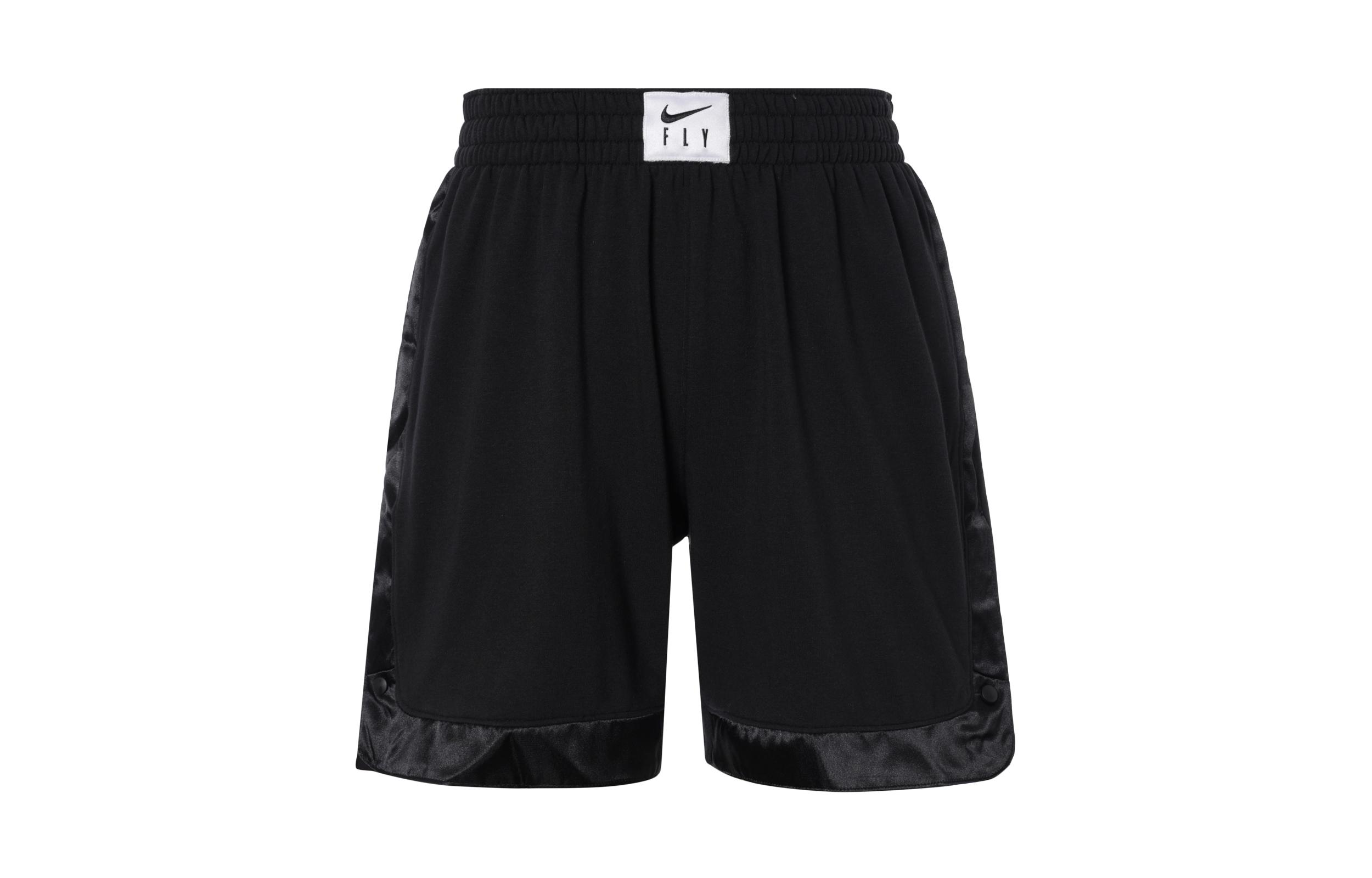 Nike Swoosh Fly Dri FIT Basketball Shorts Women s Black/White FQ6029-010 S