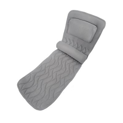 Thickened Nonslip Bathtubs Pillow Back Neck Support Pillow Mat Breathable Meshes Fabric Full Body Bath Pillow Easy To Use