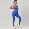 JYL Seamless Gradient Yoga Suit Hip Lifting High Waist Sports Vest