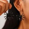 New Gothic Bat Spider Pendant Earrings for Women - Dark Halloween Jewelry