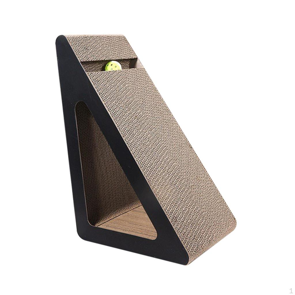 Cardboard Cat Scratcher for Claw Maintenance and Furniture Safety with Perch Feature